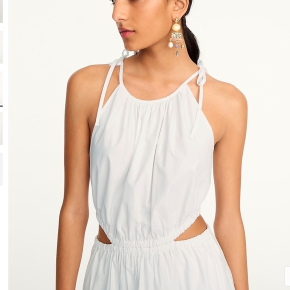 J crew Harbour Side Cutout Dress White XS - Picture 4 of 4